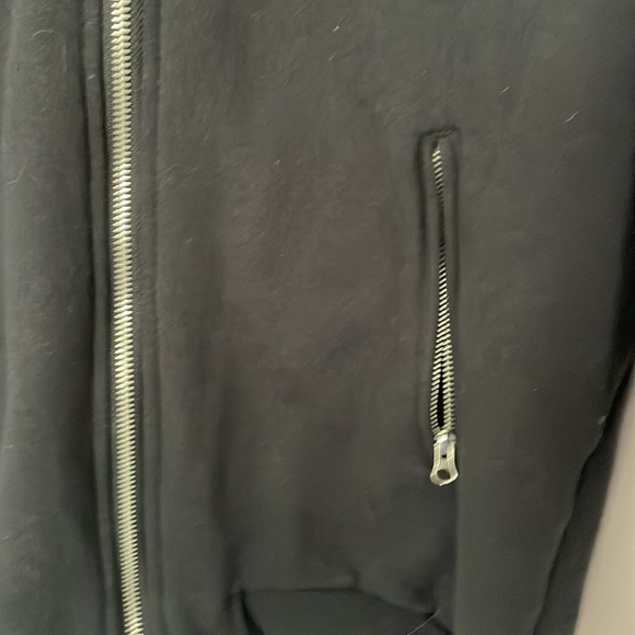 Max Jeans Black Zip Up Jacket Size XS - Picture 4 of 4
